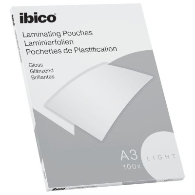 Pack de 100 pochettes à plastifier a3  2 x 80 microns ibico