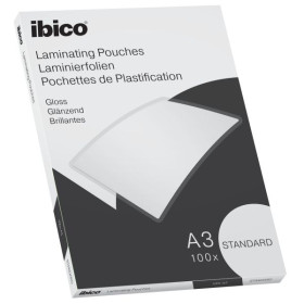 Pack de 100 pochettes à plastifier a3 2 x 125 microns ibico