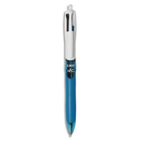 BIC STYLO BILLE 4C GRIP BLEU 1MM 526282