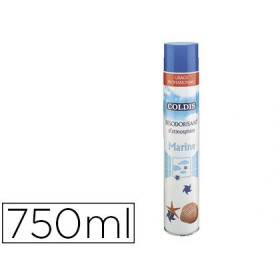 Désodorisant coldis usage professionnel parfum marine aérosol 750ml. l'air marin
