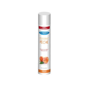 Désodorisant coldis usage professionnel parfum pêche aérosol 750ml senteur douce