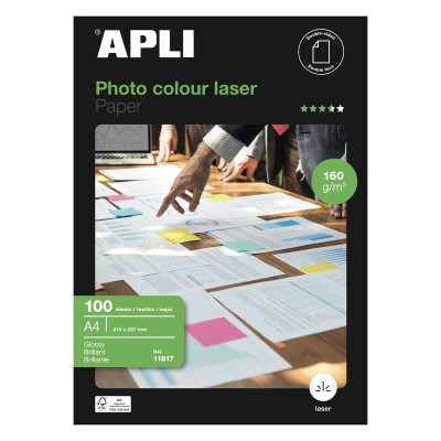 PAPIER BRILLANT  R/V 160G.100F