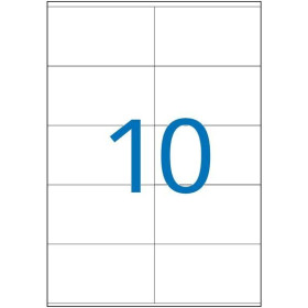 Boite 1000 Etiquettes ETIBOX     105X57