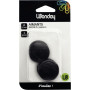 Boite kraft de 4 aimants ronds diam 32 mm noir ls
