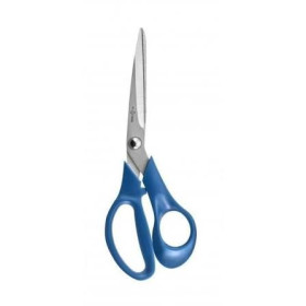 Ciseaux 23 cm ergo 2 lames acier inox bouts mixtes anneaux asymetr ls