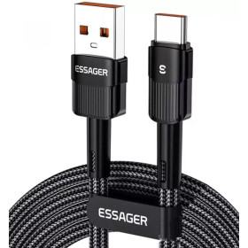 ESSAGER Cordon USB-A vers USB-C 100W - 3,0m