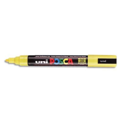 Uniball Posca Marqueur peinture encre jaune à pigmentation et base eau pointe mo