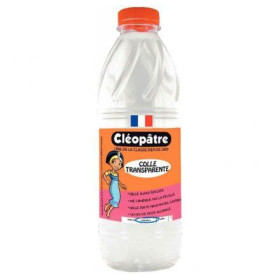 Cleopatre colle synthétique transparente / flacon de colle transparente 1 litre