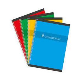 CAHIER CONQUERANT 7 INTEGRALE 210x297 100P 70G SEYES ASSORTI