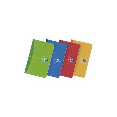 CARNET OXFORD ESSENTIALS AGRAFE 90x140 96P OPTIK P. Q5/5 ASSORTI