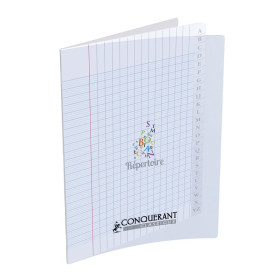 REPERTOIRE CONQUERANT CLASSIQUE AGRAFE 170x220 96P 90G SEYES POLYPRO INCOLORE