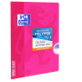 CAHIER OXFORD OPENFLEX AGRAFE 170x220 96P OPTIK P. SEYES POLYPRO ASSORTI