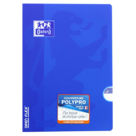 CAHIER OXFORD OPENFLEX AGRAFE 210x297 48P OPTIK P. SEYES POLYPRO ASSORTI