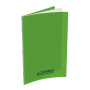 CAHIER CONQUERANT CLASSIQUE AGRAFE 210x297 48P 90G SEYES POLYPRO VERT