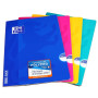 CAHIER OXFORD OPENFLEX AGRAFE 210x297 48P OPTIK P. SEYES POLYPRO ASSORTI