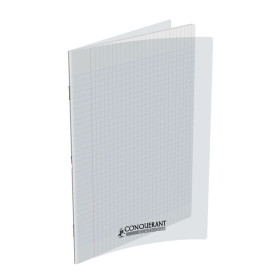 CAHIER CONQUERANT CLASSIQUE AGRAFE 240x320 48P 90G SEYES POLYPRO INCOLORE