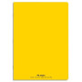 Cahier A4 21x29,7cm 96 pages 90g grands carreaux séyès. polypropylène jaune