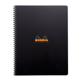 Notebook Rhodiactive 90 g, reliure intégrale A4+ 160 pages petits carreaux 5x5 a