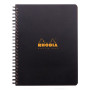 Meetingbook Rhodiactive 90 g, reliure intégrale A5+ 160 pages microperforé non p