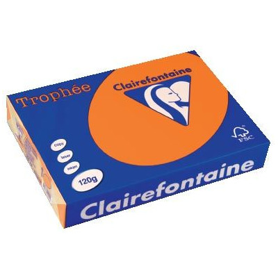 CLF R/250F TROPHEE 120G A4 ORANGE VIF 1763