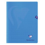 Mimesys cahier piqué polypro 24x32cm 48p Q.5x5 Bleu