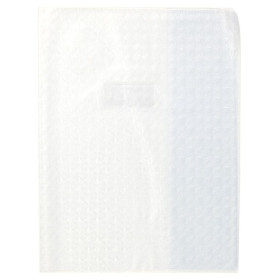 Protègecahier Grain Losange 18/100ème 17x22 incolore + porte étiquette