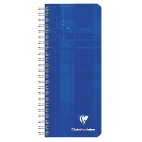 Carnet reliure intégrale 8,5x20cm 180p Q.5x5
