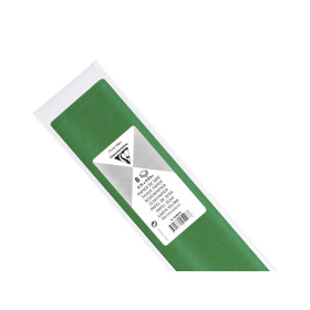 PAPIER DE SOIE, Sachet de 8 feuilles pliées, 50x75cm, 18g, Vert pré