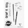 Bloc GraF'iT A5 80 feuilles 90g Blanc°63 Dot