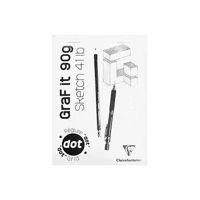 Bloc GraF'iT A5 80 feuilles 90g Blanc°63 Dot