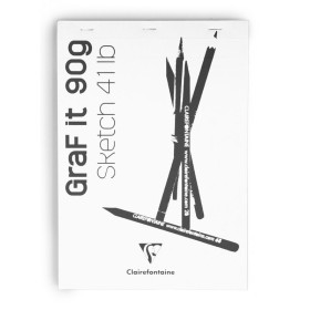 Bloc GraF'iT collé A4 80 feuilles 90g O