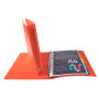 Classeur OPAK PP 4 anx 30mm A4+ rouge