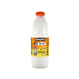 Cleopatre colle blanche vinylique / flacon de 1 litre blanche