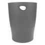 ECOBIN Corb.à papier Deco gris souris