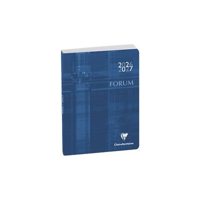 Clairefontaine Agenda scolaire FORUM Metric, 2026/2027, bleu 12x17cm