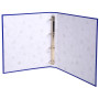 CLAS. PP A4 4AX-30MM BLEU FONCE