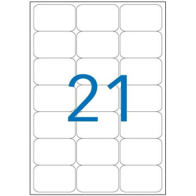 Boite 2100Etiquettes ETIBOX 63.5X38.1