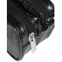 * Fantaisie Holograhique Trousse Rectangulaire 2 compartiments 22x8x10 cm Noir