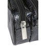 * Fantaisie Holograhique Trousse Rectangulaire 2 compartiments 22x8x10 cm Noir