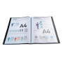 PORTE-VUES PP A4 80 VUES NOIR