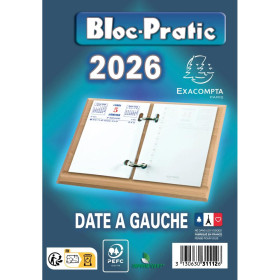 Exa bloc ephemeride date a gauche 31112e