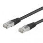 Cordon RJ45 CAT 6 F/UTP noir - 0,15 m