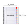 Intercal.31P A4+ carte bl./ongl.coul.imp