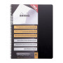 Notebook Rhodiactive 90 g, reliure intégrale A4+ 160 pages ligné avec marge et c
