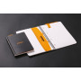 Notebook Rhodiactive 90 g, reliure intégrale A4+ 160 pages ligné avec marge et c