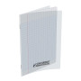 CAHIER CONQUERANT CLASSIQUE AGRAFE 170x220 48P 90G SEYES POLYPRO INCOLORE