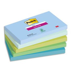 Post-it bloc-note adhésif super sticky notes, 127 x 76 mm  90f bp1235