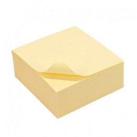 Bloc note repositionnable jaune 320 feuilles 75x75mm unité