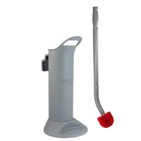 Manche, porte brosse, 2 brosses