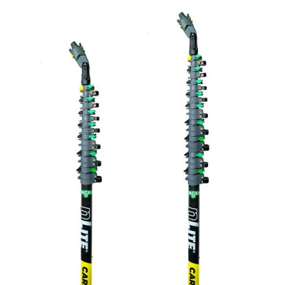 Perche télescopique nLITE Carbon 16K, 7 élements, 10,00m